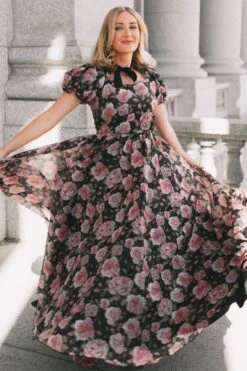 Melody Dress In Midnight Rose 8 Melody Dress In Midnight Rose -Ivy City Co 0H8A9235 3 519279