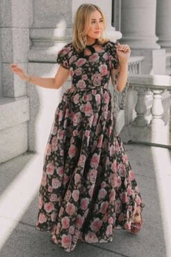 Melody Dress In Midnight Rose 5 Melody Dress In Midnight Rose -Ivy City Co 1430B1FF 9850 46B9 B633 B5DC05CC8080