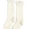 Ivory Fancy Lace Top Knee High Socks -Ivy City Co 7533713761dd68df28427d5eb0122d6483a125f00ea8b96f65fa68bb99a47a03