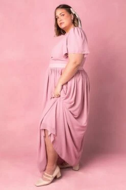 Abbie Dress In Blush -Ivy City Co AbbieBlush2 897258
