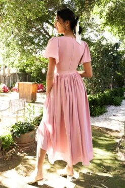 Abbie Dress In Blush -Ivy City Co AbbieBlush8 203106