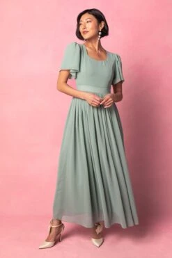 Ivy City Co 25 Abbie Dress In Sage