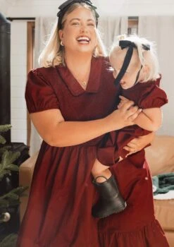 Ivy City Co 29 Addie Dress In Wine - FINAL SALE