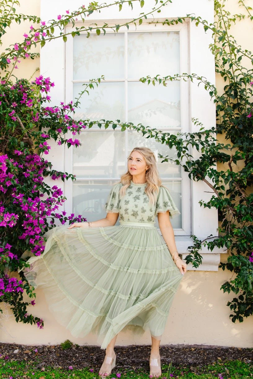 Anastasia Dress in Sage Anastasia Dress In Sage -Ivy City Co AnastasiaSage Florida SS23 01 572653