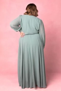 Andie Dress In Sage -Ivy City Co AndieSage5 148989