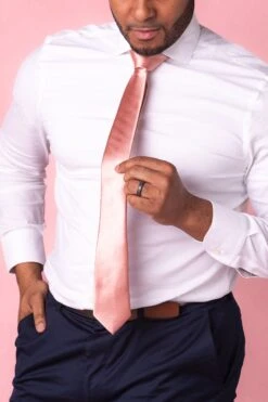Mens Max Tie In Apricot Crush -Ivy City Co Apricot2 423355