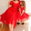 Ballerina Dress In Red - FINAL SALE -Ivy City Co BallerinaRed 1