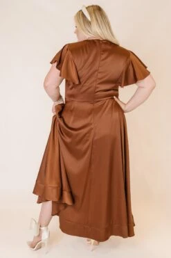 Callie Dress In Brown -Ivy City Co CallieBrown Studio F23 3 365935