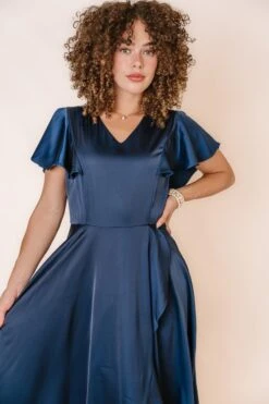 Callie Dress In Navy -Ivy City Co CallieNavy Studio F23 6 766036