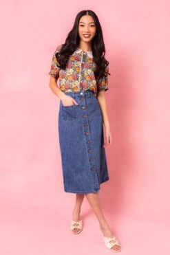 Cambridge Blouse Made With Liberty Fabric -Ivy City Co CambridgeTop Studio LibertyLondon24 1