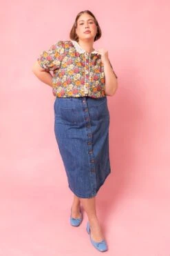 Cambridge Blouse Made With Liberty Fabric -Ivy City Co CambridgeTop Studio LibertyLondon24 10