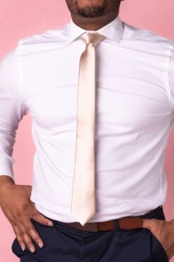 Mens Max Tie In Champagne -Ivy City Co Champagne1 805249