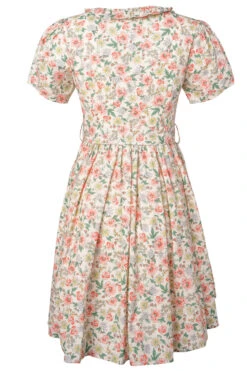 Chelsea Dress In Cream Floral -Ivy City Co ChelseaCreamFloral back