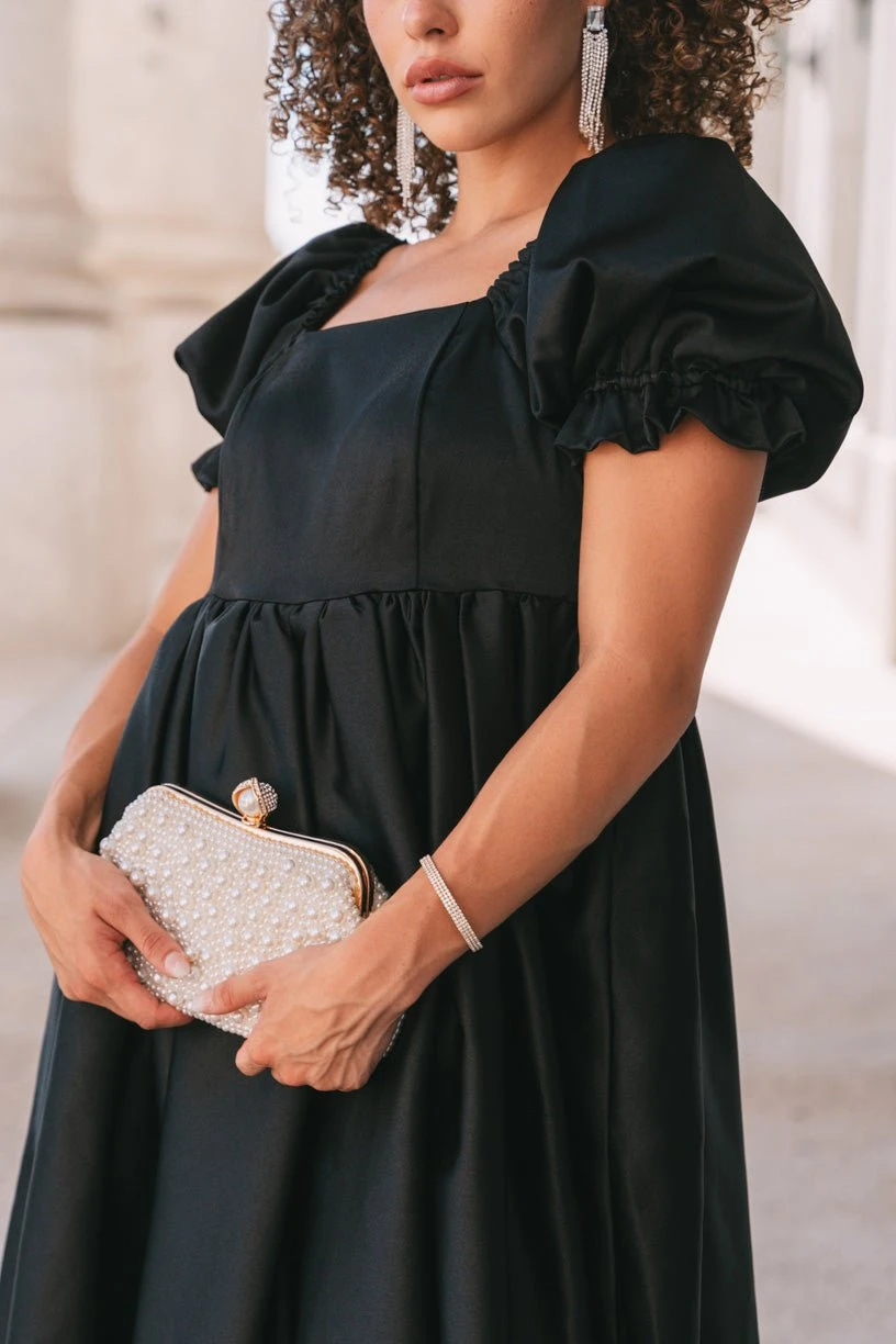 Coco Dress in Black - FINAL SALE Coco Dress In Black - FINAL SALE -Ivy City Co CocoBlack Capitol N23 10 244468