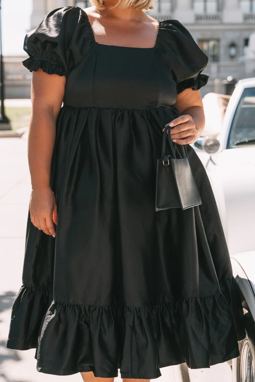 Coco Dress in Black - FINAL SALE Coco Dress In Black - FINAL SALE -Ivy City Co CocoBlack Capitol N23 22 486864