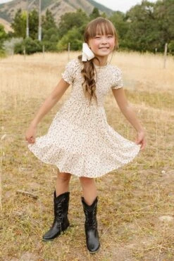 Mini Delia Dress In Ditsy Floral -Ivy City Co DeliaDitsyFloral QuietMeadows F23 15 467796