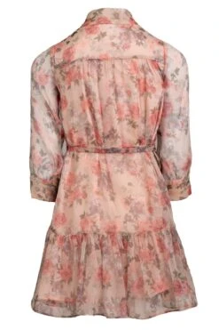 Mini Eleanor Dress In Pink Floral - FINAL SALE -Ivy City Co Elenor pink mini back 514302