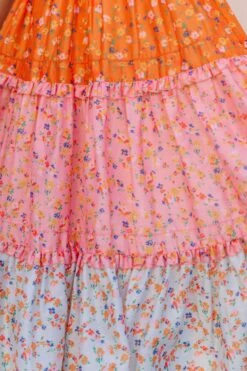 Emily Dress In Sorbet -Ivy City Co EmilySorbet Florida SS23 29 380521