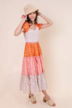 Emily Dress In Sorbet -Ivy City Co EmilySorbet Studio SS23 02 550361