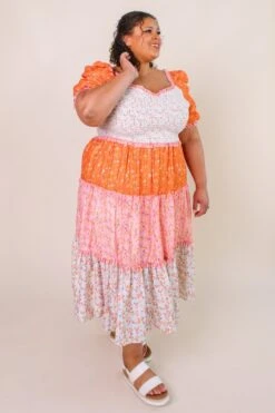 Emily Dress In Sorbet -Ivy City Co EmilySorbet Studio SS23 13 495057