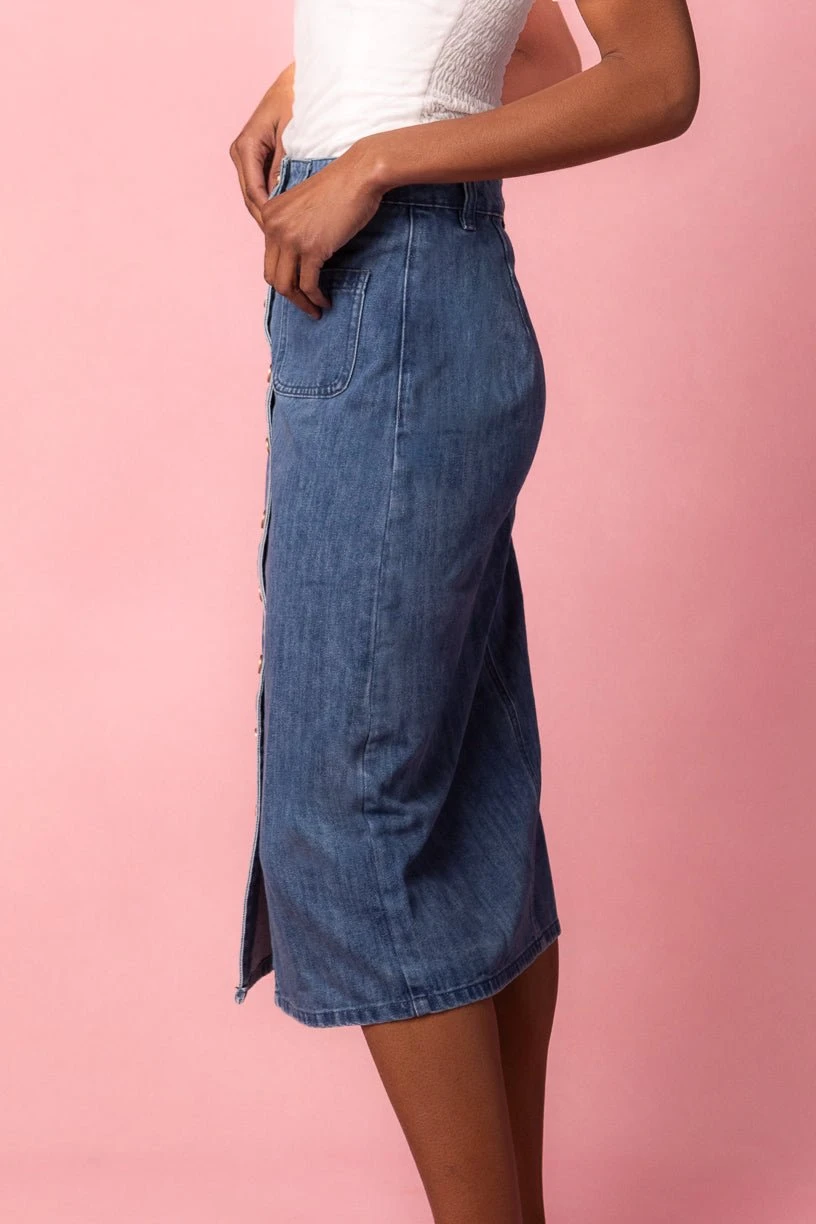 Emma Denim Skirt Emma Denim Skirt -Ivy City Co EmmaDenim Studio Spring1 4 2 aa8674e6 9df9 4979 98b3 14101e5a22a3 726045