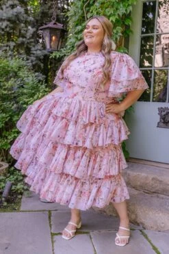 Rosette Dress - FINAL SALE -Ivy City Co FAIRYTALE HOLLADAY S23 116 893707