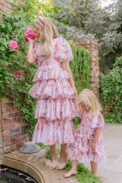 Rosette Dress - FINAL SALE -Ivy City Co FAIRYTALE HOLLADAY S23 175 180955