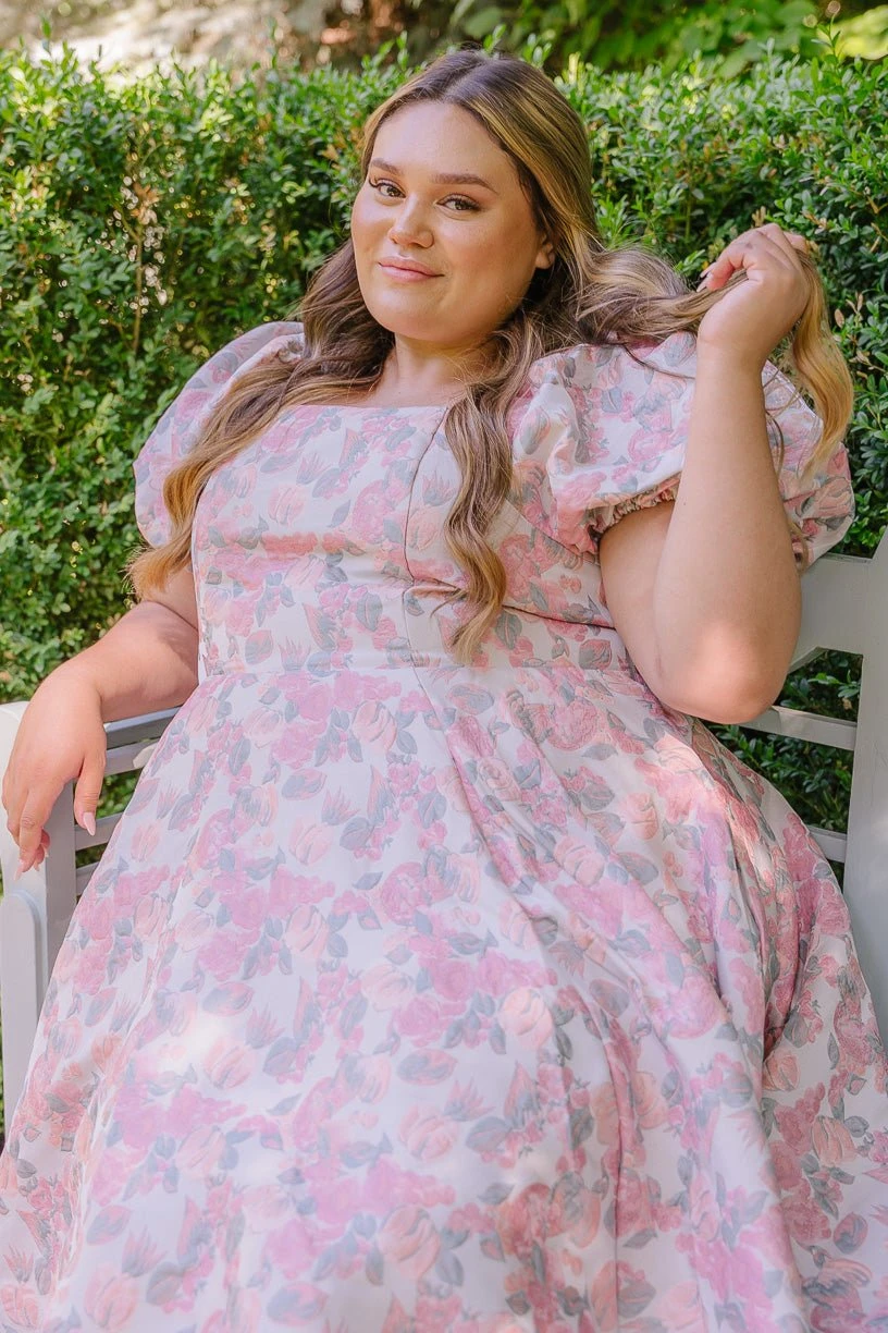 Ivanna Dress in Pastel Floral - FINAL SALE Ivanna Dress In Pastel Floral - FINAL SALE -Ivy City Co FAIRYTALE HOLLADAY S23 638 915317