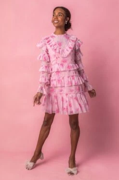 Garden State Dress In Pink - FINAL SALE