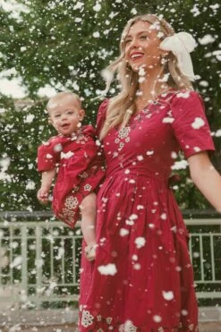 Heidi Dress In Maroon - FINAL SALE -Ivy City Co Heidi Kingsbury5 636241