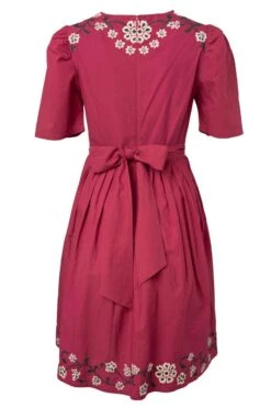 Heidi Dress In Maroon - FINAL SALE -Ivy City Co HeidiMaroon back 820730