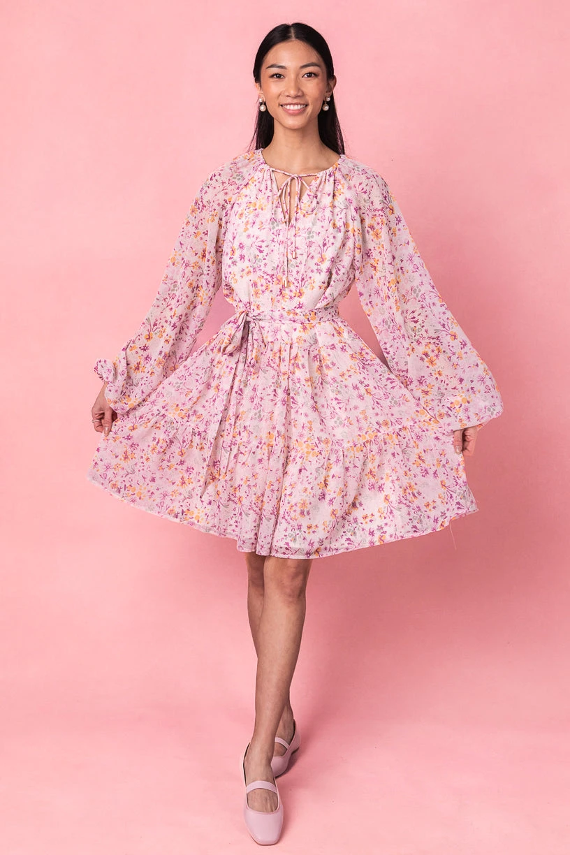 Imogen Short Dress in Blush Imogen Short Dress In Blush -Ivy City Co ImogenBlush Studio Spring3 9