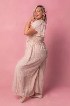 Indie Jumpsuit In Lavender Gingham -Ivy City Co IndieGingham Studio Easter24 4 506316