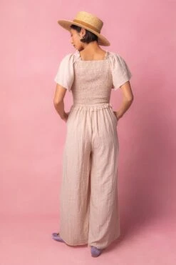 Indie Jumpsuit In Lavender Gingham -Ivy City Co IndieGingham Studio Easter24 8 277291