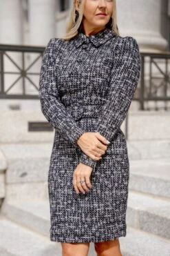 Jackie Dress In Black - FINAL SALE -Ivy City Co JackieBlack Capitol N23 24 673985