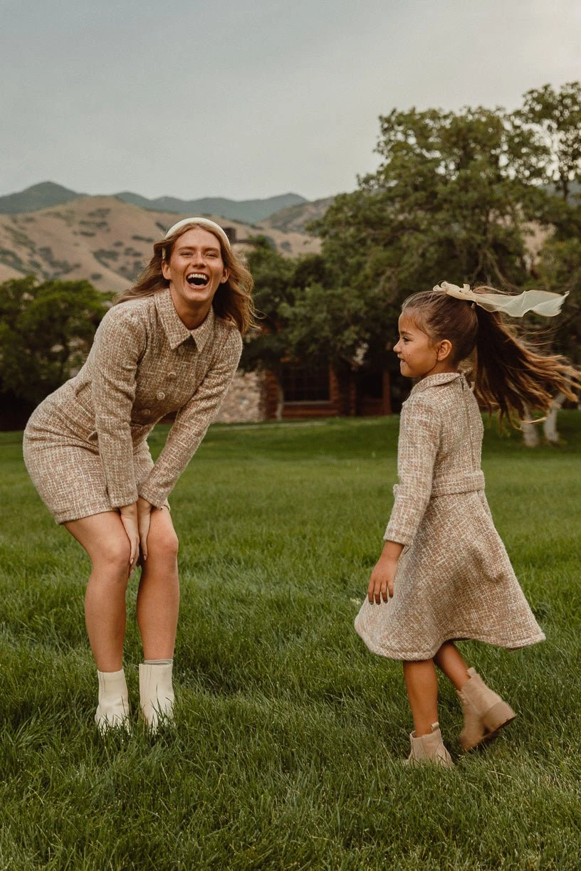 Jackie Dress in Taupe Boucle - FINAL SALE Jackie Dress In Taupe Boucle - FINAL SALE -Ivy City Co JackieTaupe QuietMeadows F23 08 946d1091 d3f4 4b4b affc 7c4d452ad398 640031