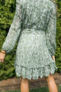 Brynley Dress In Green - FINAL SALE -Ivy City Co LA GREEN BRYNLEY 0760 935203