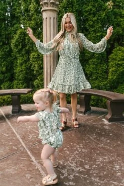 Brynley Dress In Green - FINAL SALE -Ivy City Co LA GREEN BRYNLEY 0935 202273