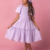 Mini Lennon Dress In Lavender -Ivy City Co LennonLav Studio Easter24 3 856415