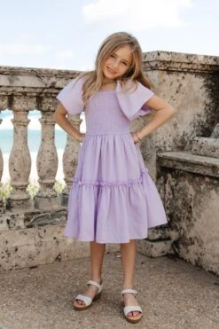 Mini Lennon Dress In Lavender -Ivy City Co LennonLavender Florida SS23 11 50221184 ad1a 4257 855c 59b28563d761 513219