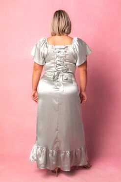 Maddie Dress In Sage Satin 10 Maddie Dress In Sage Satin -Ivy City Co MaddieSage2 123613