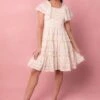 Madison Dress In Eyelet Floral 1 Madison Dress In Eyelet Floral -Ivy City Co MadisonEyelet Studio 01