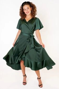 Maggie Dress In Emerald -Ivy City Co MaggieEmerald Studio F23 2 585704