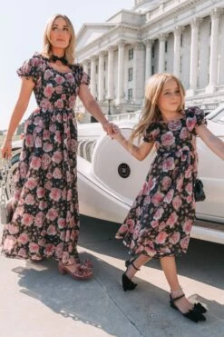 Melody Dress In Midnight Rose 7 Melody Dress In Midnight Rose -Ivy City Co MelodyBlackFloral Capitol N23 36 191986