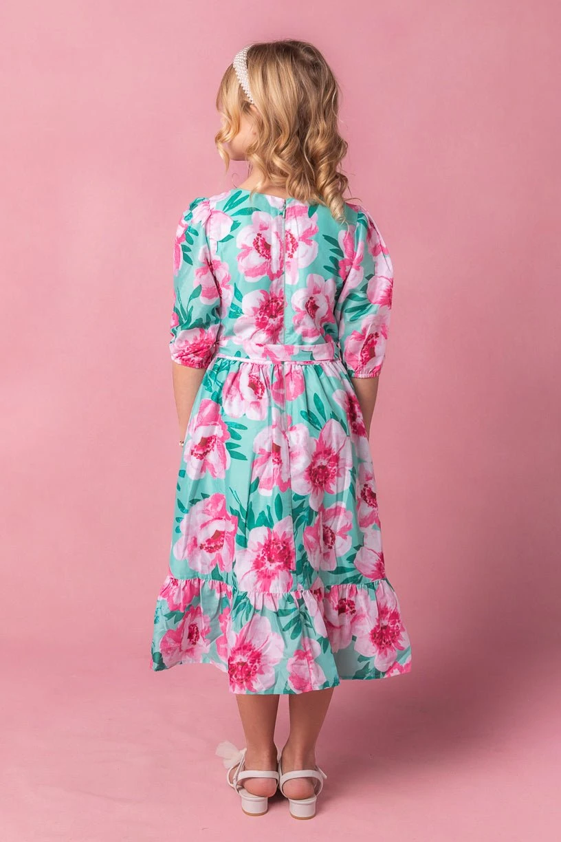 Mini Mi Amor Dress in Green Mini Mi Amor Dress In Green -Ivy City Co MiAmore studio easter24 10 236575