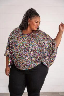 Confetti Top - FINAL SALE 10 Confetti Top - FINAL SALE -Ivy City Co NYE Studio W23 20 166334