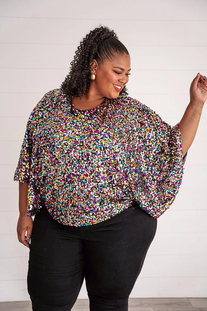 Confetti Top - FINAL SALE Confetti Top - FINAL SALE -Ivy City Co NYE Studio W23 20 166334