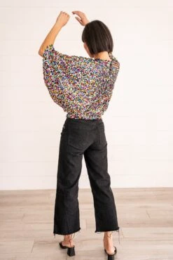 Confetti Top - FINAL SALE 7 Confetti Top - FINAL SALE -Ivy City Co NYE Studio W23 32 932199