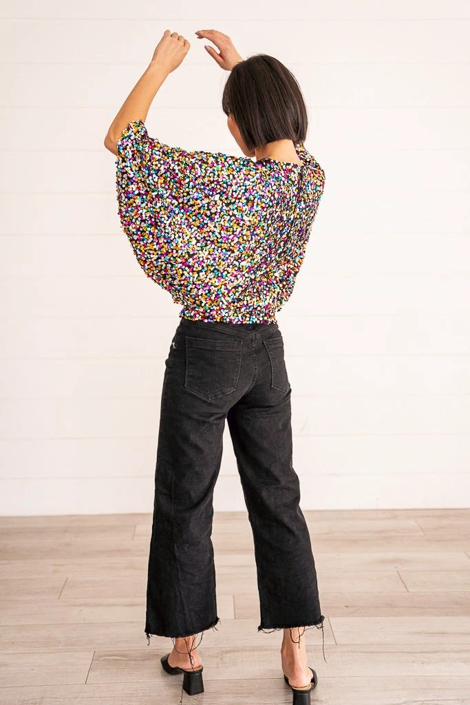 Confetti Top - FINAL SALE Confetti Top - FINAL SALE -Ivy City Co NYE Studio W23 32 932199