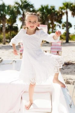 Mini Naomi Eyelet Dress -Ivy City Co Naomi Florida SS23 02 333499